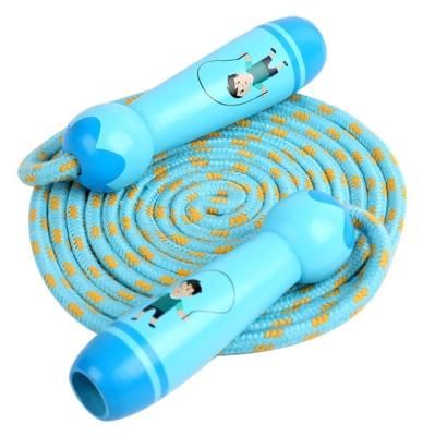 China Various Colors Plastic Plastic Handle Adjustable Kids Jump Rope for sale