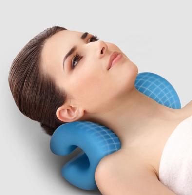 China Cervical Alignment Gift Foam Neck Shoulder Stretcher Relaxer Pain Relief Spine Chiropractic Traction Device for sale