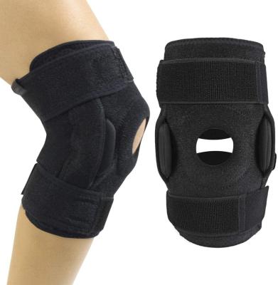 China Polyester Universal Professional Cotton Protective Flexible Hinged Knee Protective Logo Rubber Brace for sale