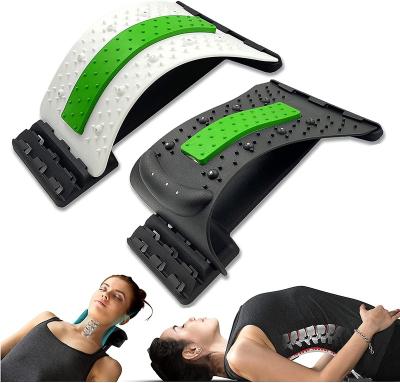 China ABS + silicone pad straps magnetic 3 levels one size fits all neck and back stretcher for sale