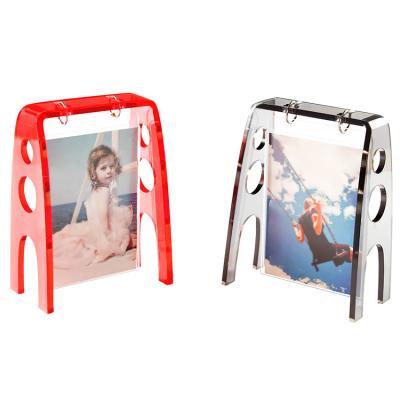 China Modern Acrylic Magnetic Picture Frame Crystal Photo Frame Clear Acrylic Magnetic Photo Frame for sale