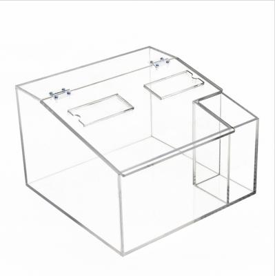 China Supermarket Acrylic Dust Cover Fruit Box Candy Storage Box Mordern Product Acrylic Box for sale