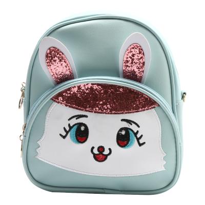 China PU Manufacturers Fashion Custom Bow Bag Kindergarten Schoolbag Casual Rabbit Ears Kids Backpack Wholesale for sale