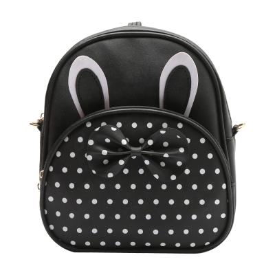 China PU Manufacturers Fashion Custom Bow Bag Kindergarten Schoolbag Casual Rabbit Ears Kids Backpack Wholesale for sale