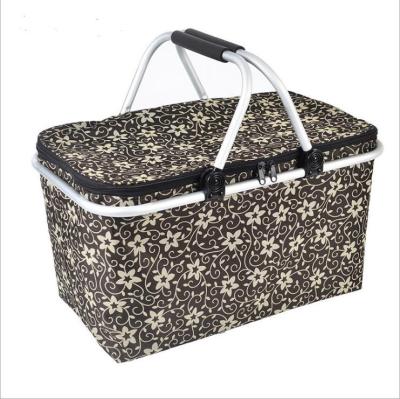 China 2021 Factory Customized Large Capacity Outdoor Travel Food Lunch Pack Food Basket Portable Picnic Bag School Lunch Box Bag for sale