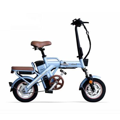 China 14 Inch 48V 250W Fat Tire Steel Foldable Bicycle OEM Electric Bike 48v Wholesale Electric Bike for sale