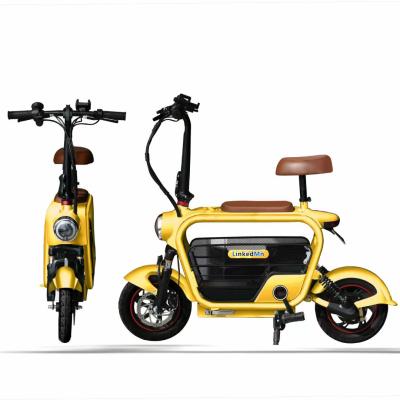 China Hot sale in 2021 10 inch 48V steel seated electric scooter with pet for sale