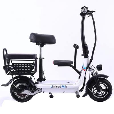 China Cheapest 48v battery OEM lightweight steel pedal e bike electric bike scooter adult bicycle with kids seat for sale