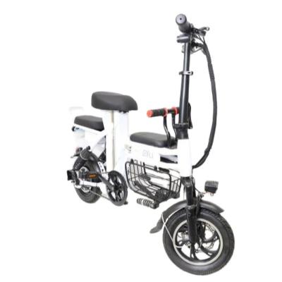 China JI-Motion 14inch Parent and Child Steel Electric Bike 15ah Battery Capacity Folding Electric Bicycle for sale