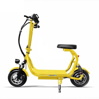 China Steel 10 Inch 500w 48v Powerful Electric City Mobility Scooter Off Road Electric Scooter Frame for sale