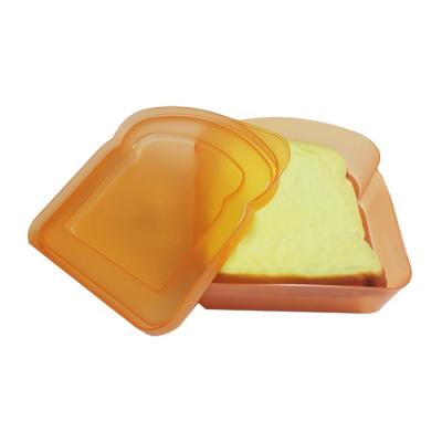 China High Quality Pizza Keeper Fancy Freshness Preservation Food Grade Bread Server Sandwiches Storage Box Refrigerator Plastic Organizer for sale