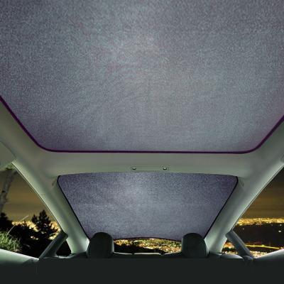 China 2023 Geometric Roof Glass Sunshade for Tesla Model 2021 3 with UV Cover and Heat Insulation Rear Window Sunshade Accessories for sale