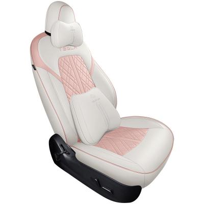 China Hot Sales 7 Seater Sports Nappa Tesla Electric Car Leather Model 3 Y 2022 Car Seat Covers 2023 Accessories Seat Cover for sale