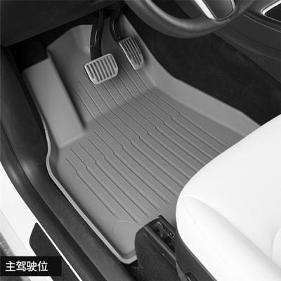 China Tesla Model 2023 Bling Bling Crystal RHD Strip Cargo Liner Full Set Rear Tray Trunk Floor Mat For Wholesale 3 y Interior Accessories for sale