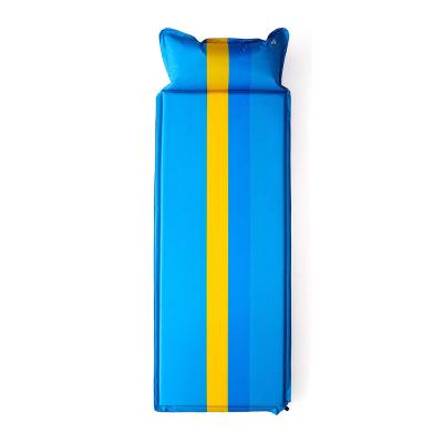 China Easy Inflatable Insulated Lightweight Camping Mat Air Sleeping Pad Carry Support Samples Cheap Self for sale