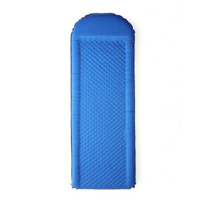 China Easy Carry Super Comfort Curved Memory Sponge Air Mattress Outdoor Camping Automatic Mat for sale