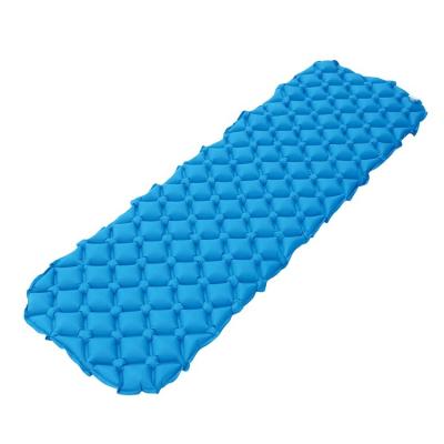 China Outdoor Support Samples Self Inflatable Foldable Mattress Insulated Ultralight Camping Mat Pad for sale