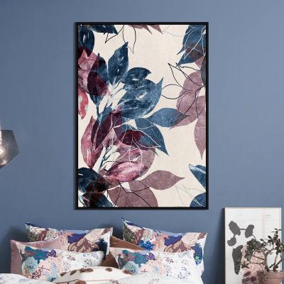 China Modern Framed Canvas Art Digital Printing Handmade Paintings Clear Gel Flowers Home Wall Decoration Designs Wholesale for sale