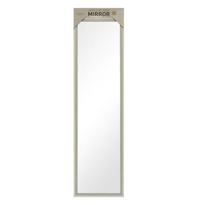 China Wholesaler Modern Two Tone Mix Drape Tool Free Meeting MDF Colored Mirror Over The Door Mirror View for sale