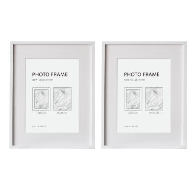 China Wholesale 2pcs Classic A3 Picture Frames Europe High Quality Custom Photo Frame Mat Mounted A4 Photo Frame for sale