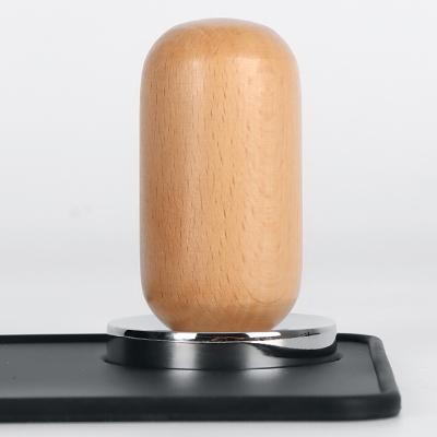 China Stocked Coffee Tools Coffee Accessories Coffee Tamper Wooden 58mmT Handle for sale