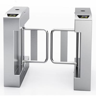 China Stainless Steel 304 Automatic Swing Barrier Turnstile S Gate For Public Places for sale