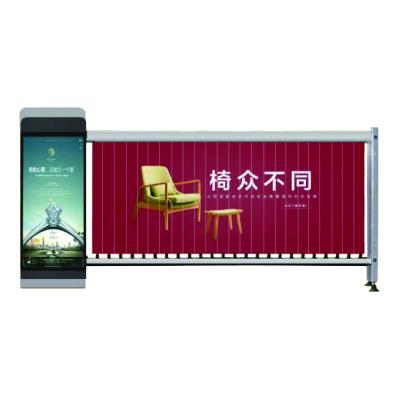 China 2mm cold-roll sheet Shenzhen Wencan factory road boom intelligent advertising barrier for sale