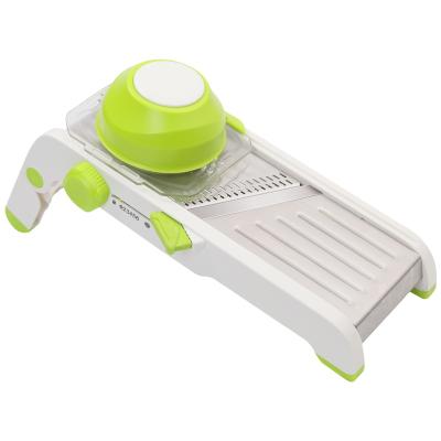 China Kitchen Tools Amazon Mandoline Slicer Viable Vegetable Cutter Manual Adjustable Slicer Dicer With Stainless Steel for sale