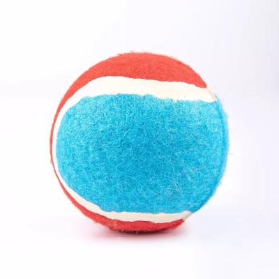 China Sustainable Durable Tennis Dog Ball Wholesale Tennis Ball Dog Training Ball for sale