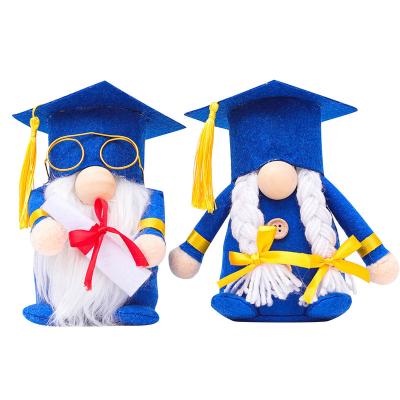 China Graduation Party Supplies Whosale Congratulations Blue Graduate Plush Toys Doll Faceless Gnome Graduation Party Decorations Supplies Gift for sale