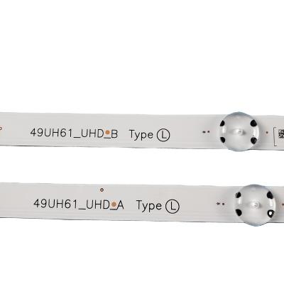 China Other LED Backlight 49LG 49UH61_UHD_A /B Led Strip For Innoteck 15.5Y LG 49LH5700/5100 49UH6030-UD TV LCD To Repair for sale