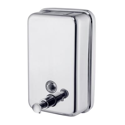 China Modern ABS Chromed Walve Steel Wholesale Double Liquid Soap Dispenser for sale