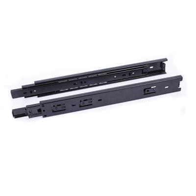 China Furniture Installation Hardware Soft Close Drawer Single Slide Rail Heavy Duty Slide Rails for sale