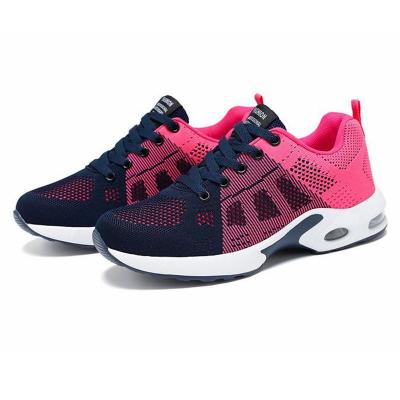 China Fashion Trend Style Shoes Ladies Walking Running Sports Shoes for Women Women Sports Breathable Hollow Lace-Up Sneakers for sale