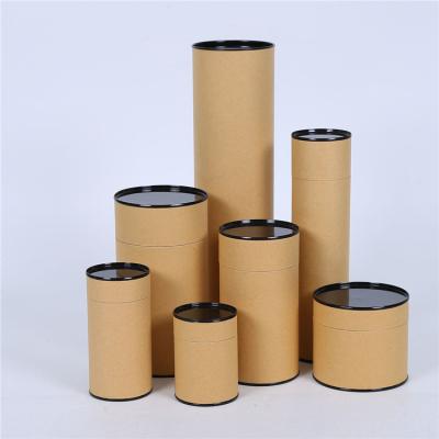 China PAPDEG Handmade Custom Biodegradable Food Grade Cylinder Box Tea Packaging Paper Tube Packaging for sale