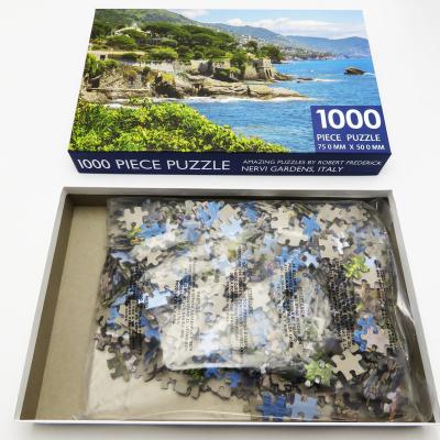 China Cartoon Toy Landscape 1000P Paper Puzzle for sale