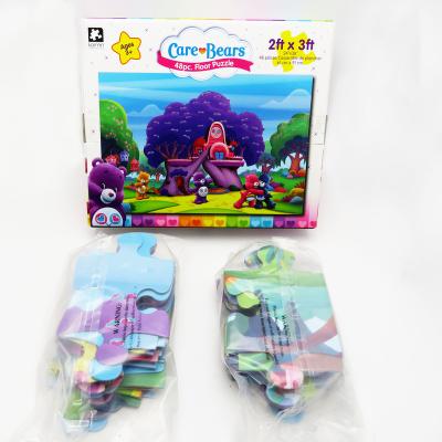 China Cartoon Toy Large Piece 48 Pcs Floor Puzzle , Puzzle Games for sale