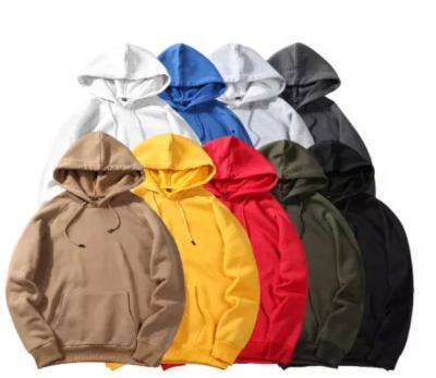 China Custom Made High Quality Oversized Pullover Sweatshirt Plain Cotton Wholesale Men's Breathable Hoodies White for sale