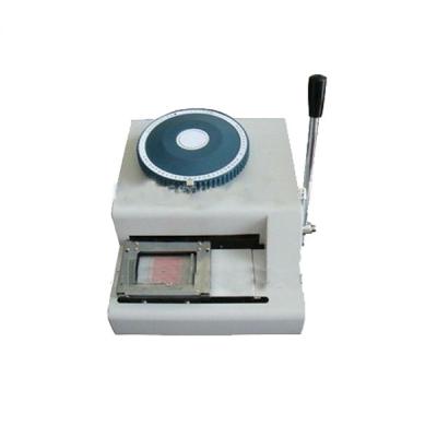 China Embossing machine for PVC card for sale