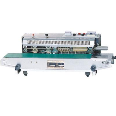 China FRD-1000V Horizontal Continuous Band Sealer with Solid-Ink Coding for sale