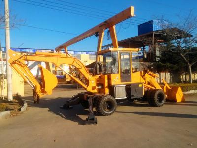 China backhoe loader with 0.4m3 rated bucket capacity SZ40-16 for sale