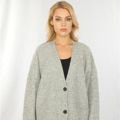 China De L'Anti-wrinkle 2021 New Fashion Design Wool Loose Cardigan Sweaters Long Plus Size Women Oversized Cardigan for sale