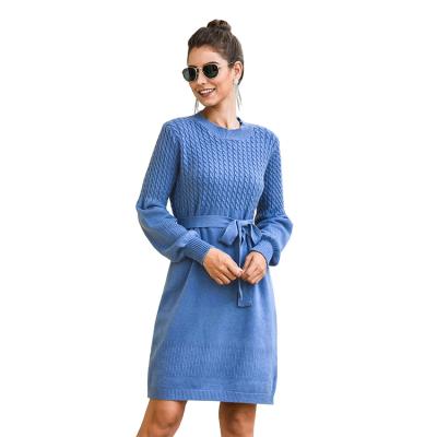 China Plus Size Solid Color Round Neck Breathable QUICK DRY Vintage Dress Casual Elegant Vintage Party Dress for sale