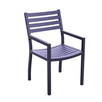 China High Quality Waterproof Restaurant Easy Carry Outdoor Furniture Chair Leisure Goods Aluminum Dining Garden Chairs for sale