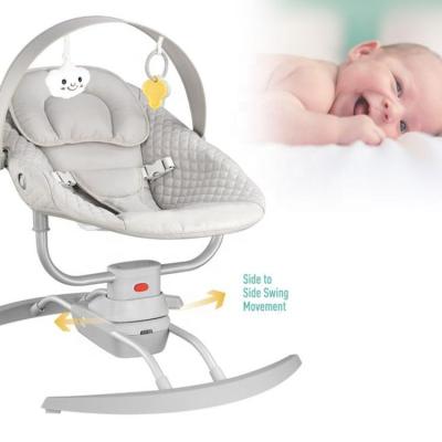 China New Safety Confortable Baby Rocker Chair 2022 Baby Swing for Infants - Motorized Swing, Music Speaker with 10 Preset Lullabies, Remote Control Electric Baby Swing for sale