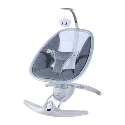 China Newest Materials 2022 Newest Materials Cheap Auto Rocking Baby Cradle Swing Eco-friendly Foldable Newborn Electric Bouncer Chair For Baby for sale