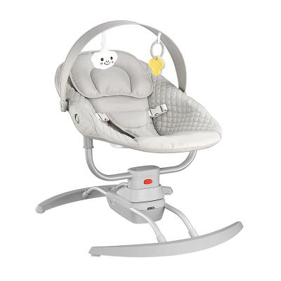 China 2022 OEM AC/DC Power 3 Speeds Soothing Music Swing Baby Portable Electric Rocking Chair Safety Comfortable Baby Rocker Chair Factory Wholesale for sale