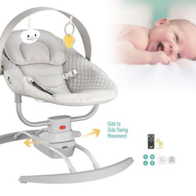 China Electric Safety Comfortable Baby Swing Chair VAVASOO Hot-selling Product Baby Swing Chair Music Timer Electric Baby Swing Chair for sale