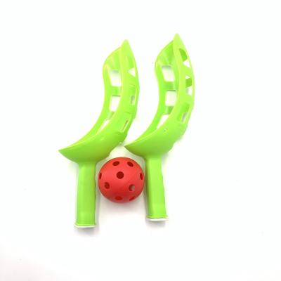 China Outdoor Activity Outdoors Toys Sports Game Top Selling Summer Beach Game Air Scoop Ball Plastic Racket for sale