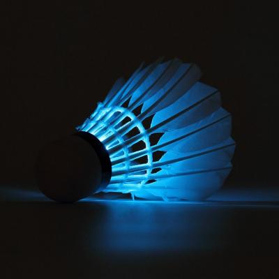 China Cork DECOQ LED Duck Feather Badminton Sandwich Shuttlecock for sale